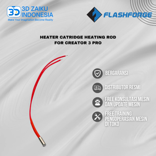 Flashforge Creator 3 Pro Heater Catridge Heating Rod